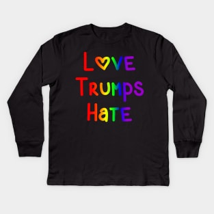 Love Trumps Hate T-shirt Kids Long Sleeve T-Shirt